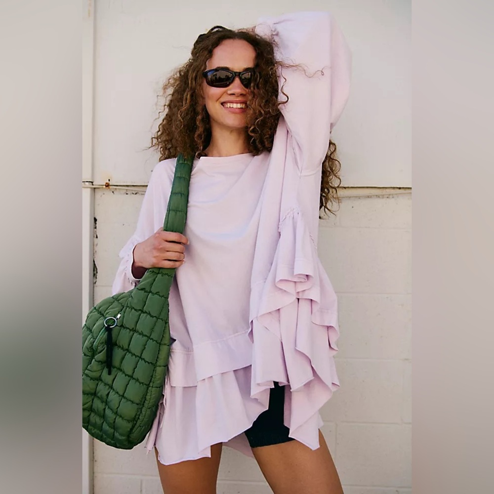 Free People Movement Wild & Free Layer in Rose Quartz